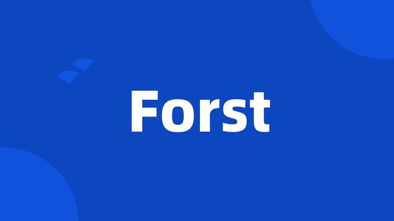 Forst