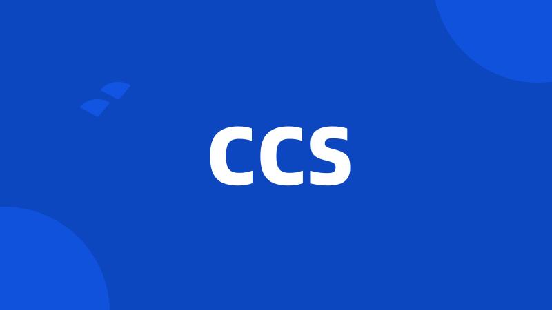 CCS