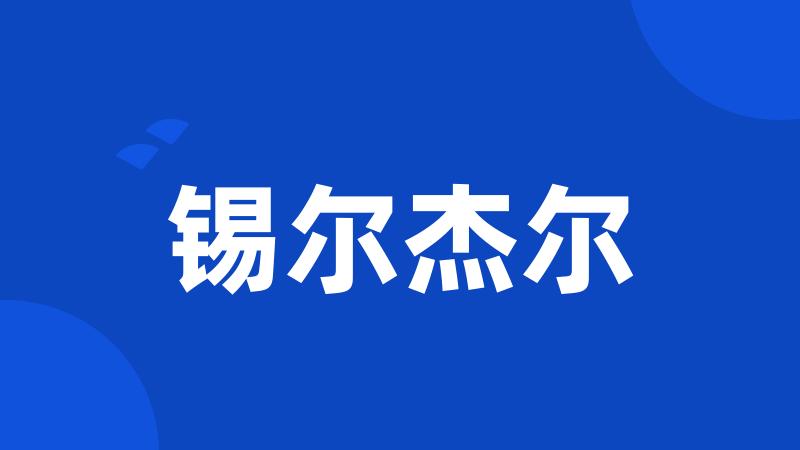 锡尔杰尔