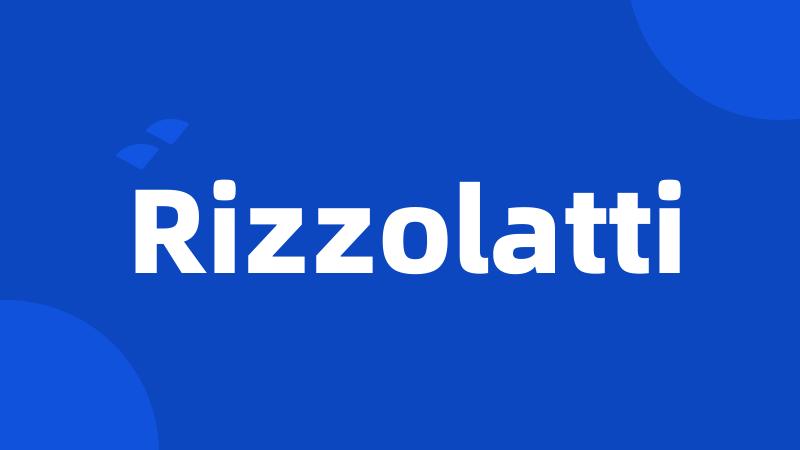 Rizzolatti