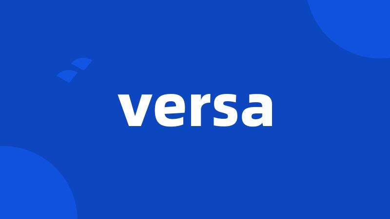 versa