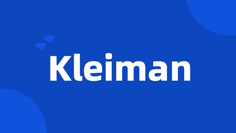 Kleiman