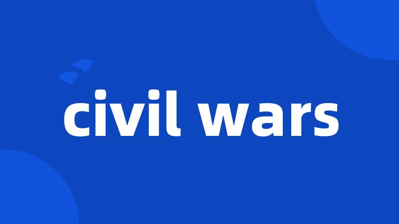 civil wars
