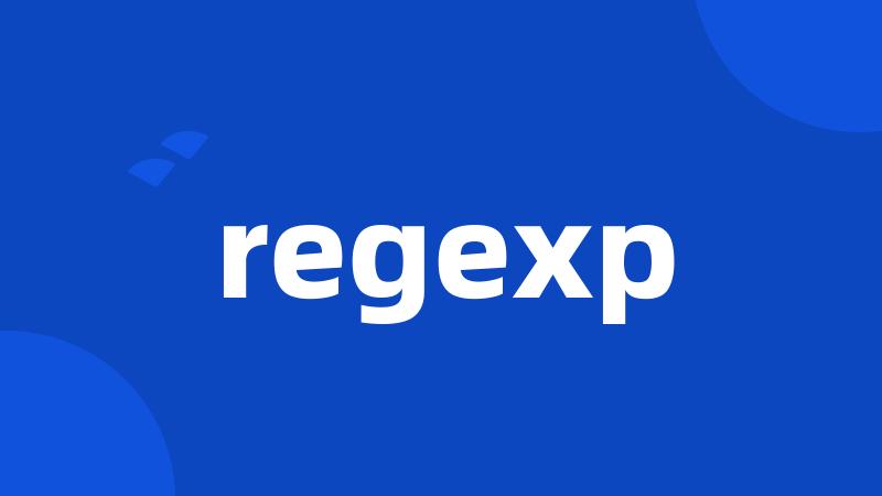 regexp