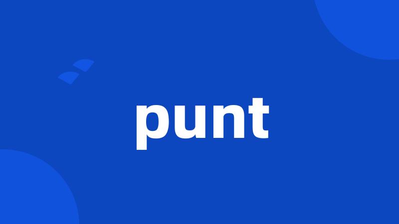 punt