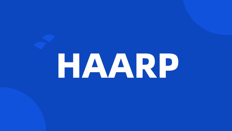 HAARP