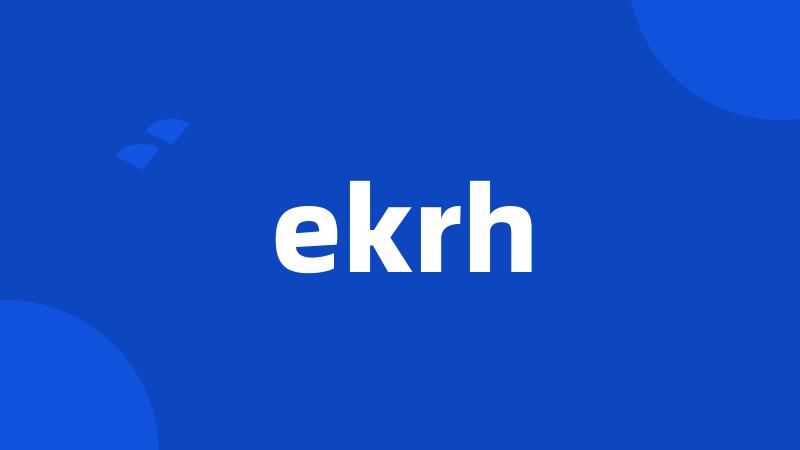 ekrh