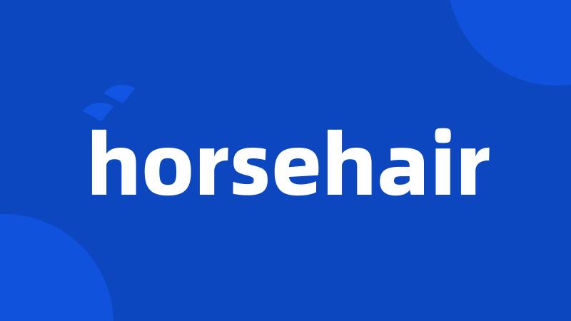 horsehair