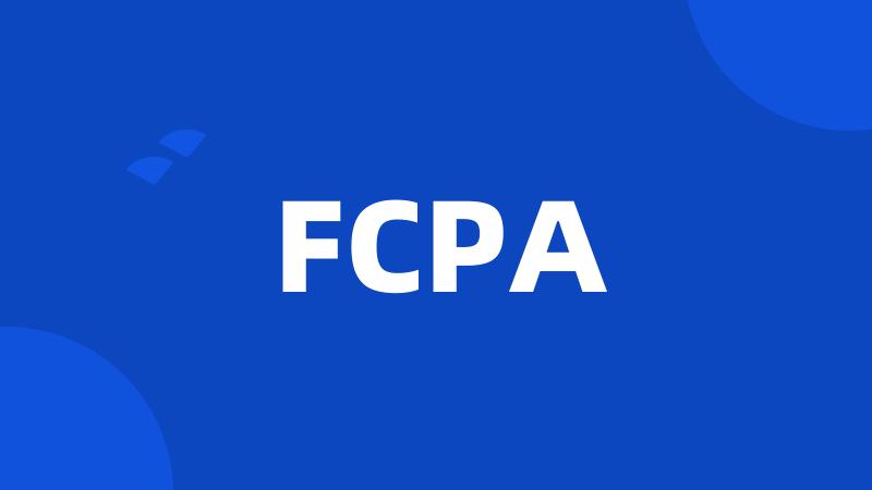 FCPA