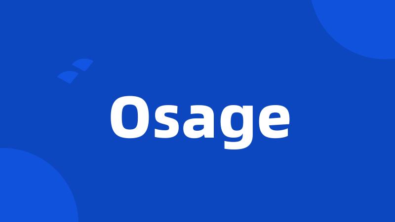 Osage