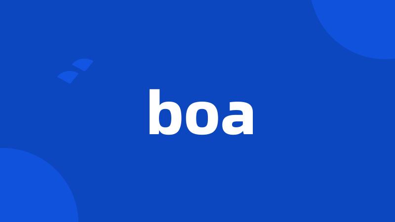 boa