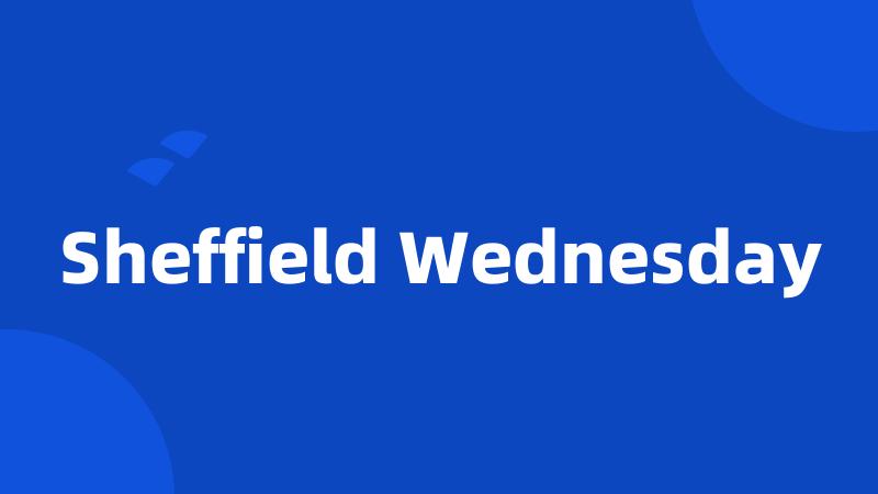 Sheffield Wednesday