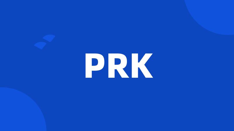 PRK