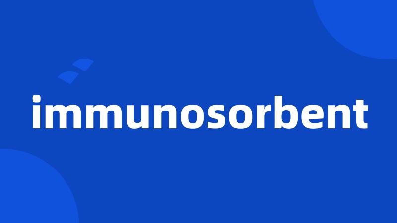 immunosorbent