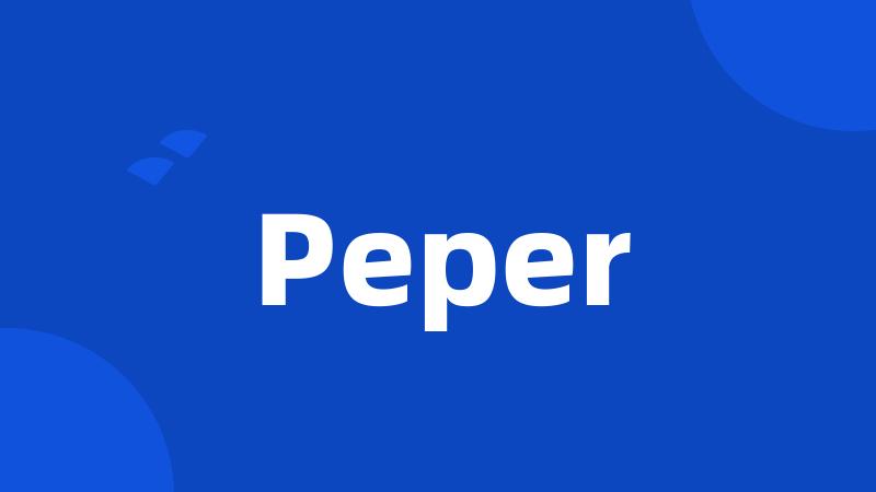 Peper