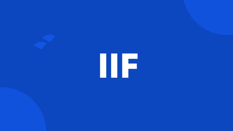 IIF