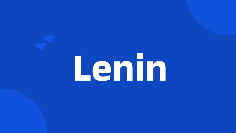 Lenin