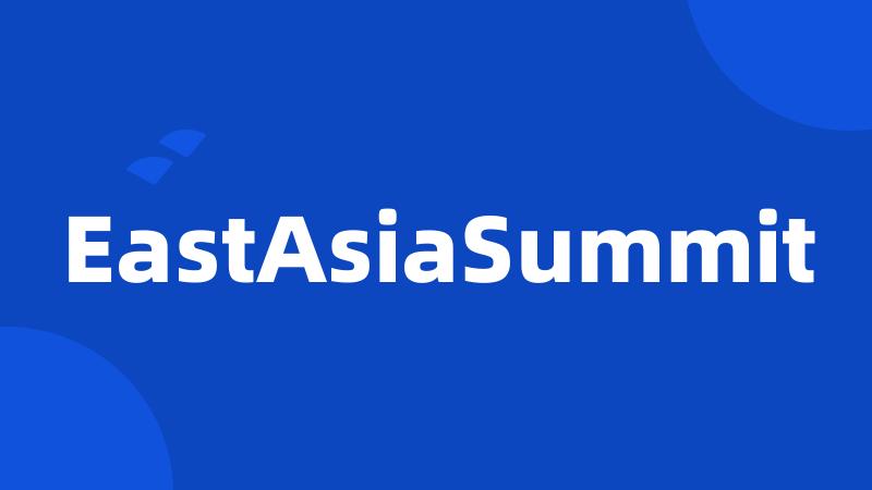 EastAsiaSummit