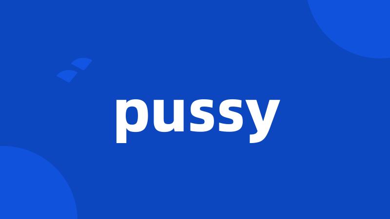 pussy