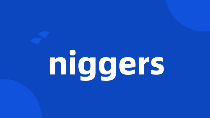 niggers