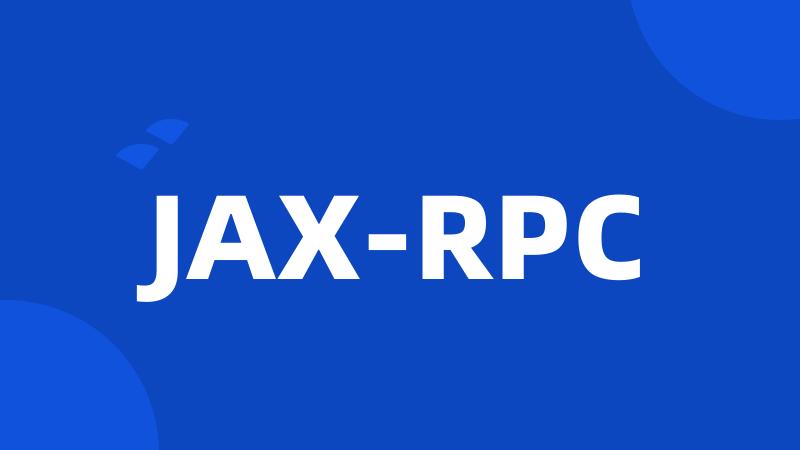 JAX-RPC