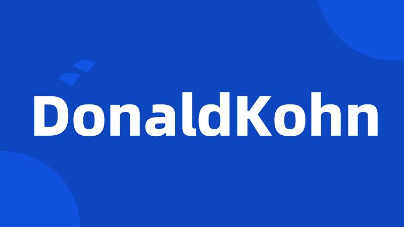 DonaldKohn