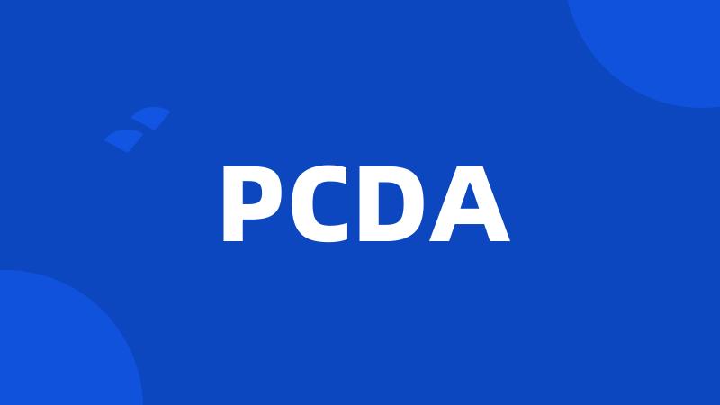 PCDA