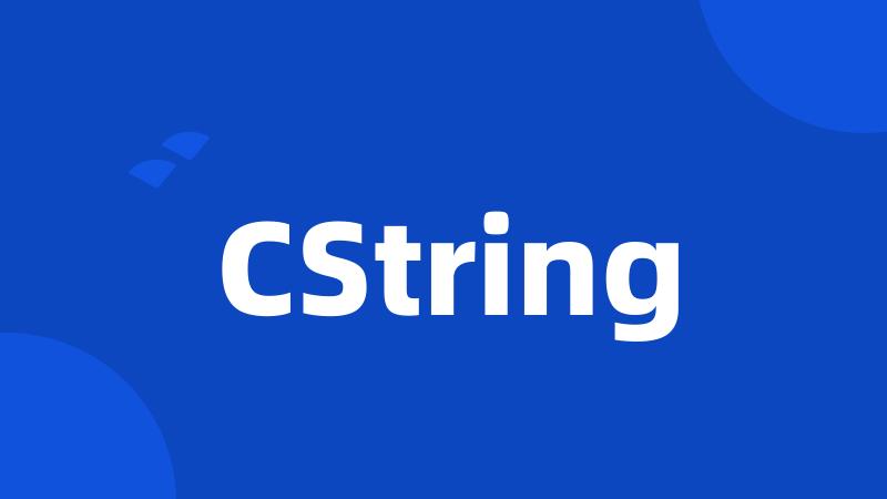 CString