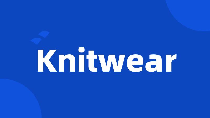 Knitwear