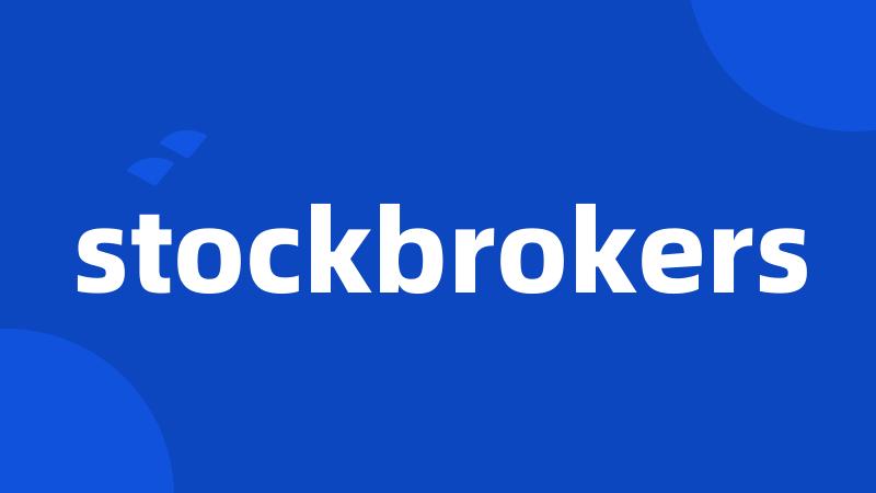 stockbrokers