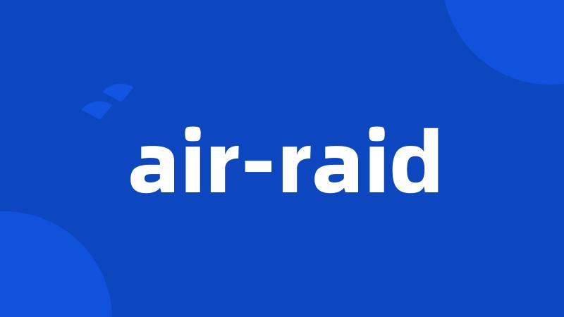 air-raid