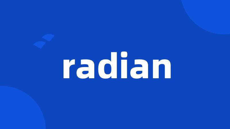 radian