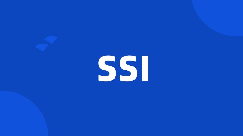 SSI