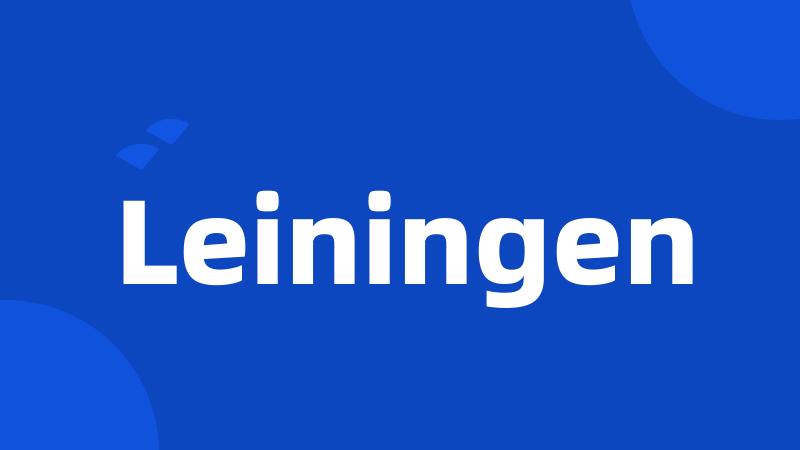 Leiningen