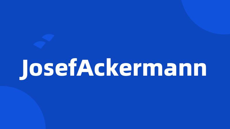 JosefAckermann