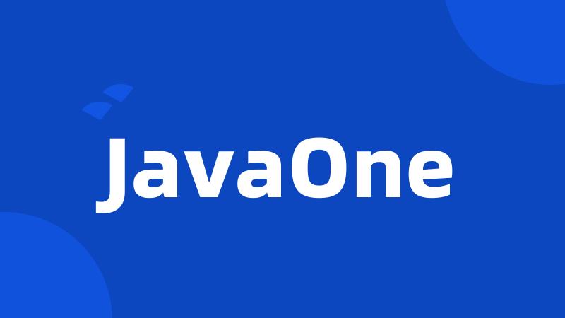 JavaOne