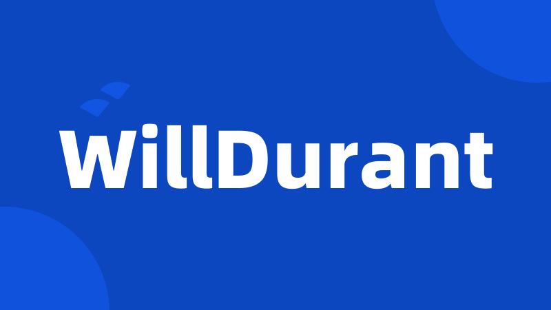 WillDurant