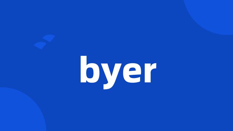 byer