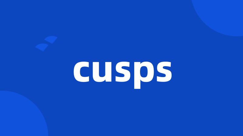 cusps