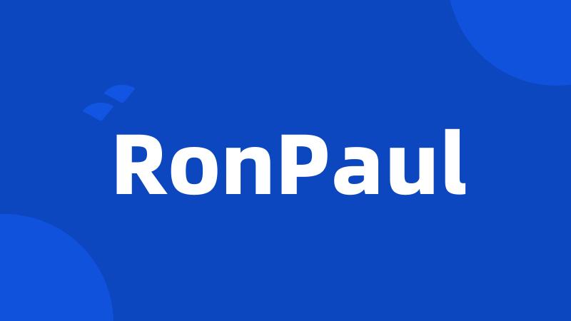 RonPaul