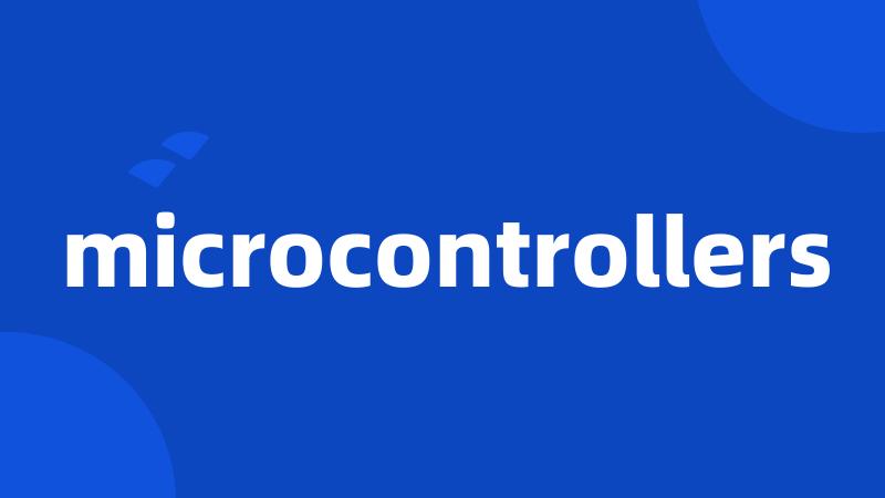 microcontrollers