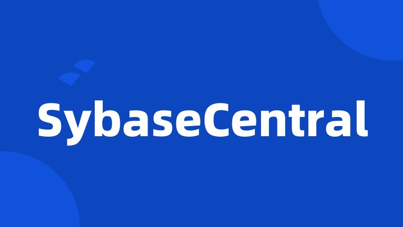 SybaseCentral