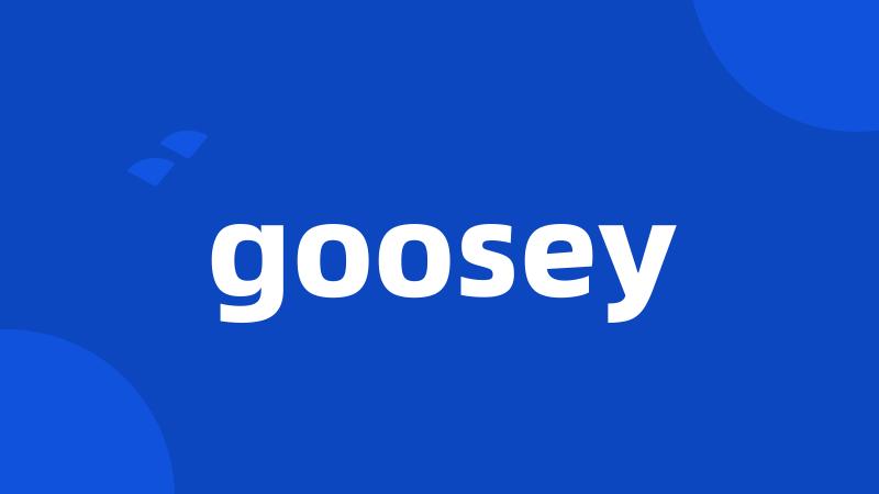 goosey