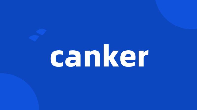 canker