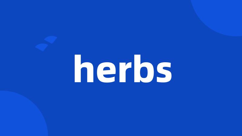 herbs