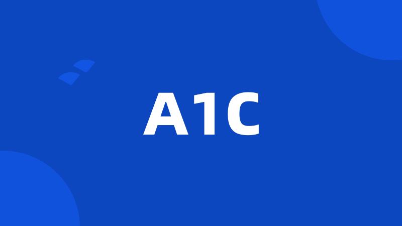 A1C