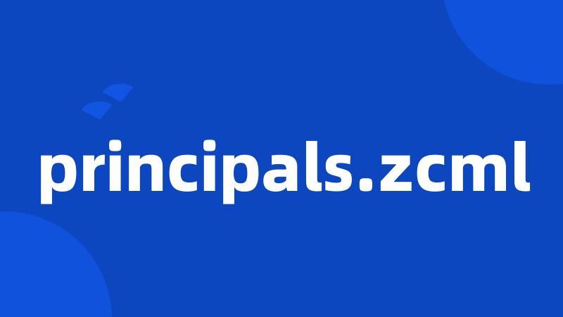 principals.zcml