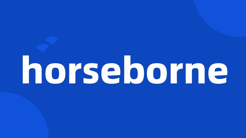 horseborne