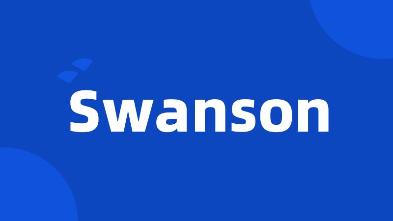 Swanson