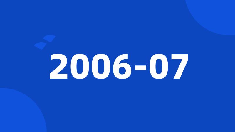 2006-07